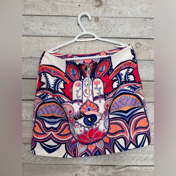 MINKPINK - All Seeing Mini Skirt - Size Large - Picture 2 of 3